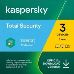 Kaspersky Total Security 2022 | 3 Devices |1 Year | Pc/mac/android