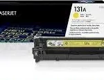 HP 131A Yellow Original LaserJet Toner Cartridge, CF212A