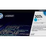 HP 307A Cyan Original LaserJet Toner Cartridge, CE741A